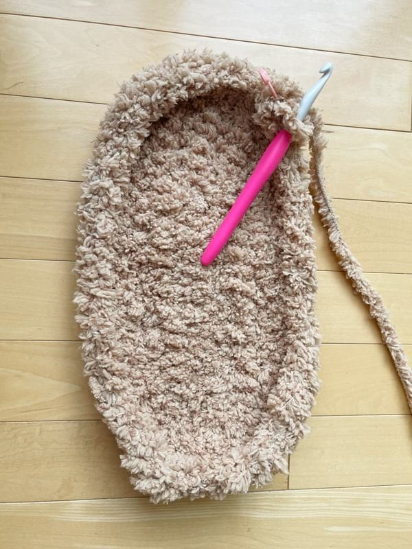 Fuzzy Fleece Bag Crochet Pattern