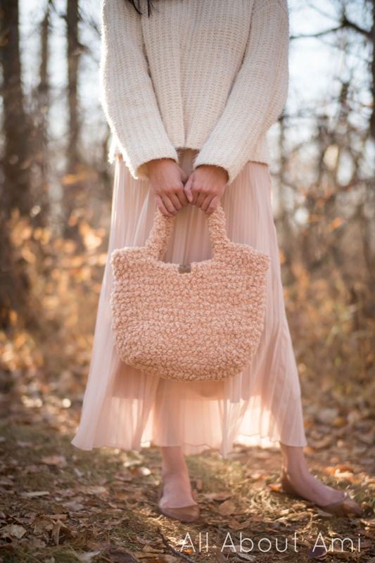 Fuzzy Fleece Bag Crochet Pattern