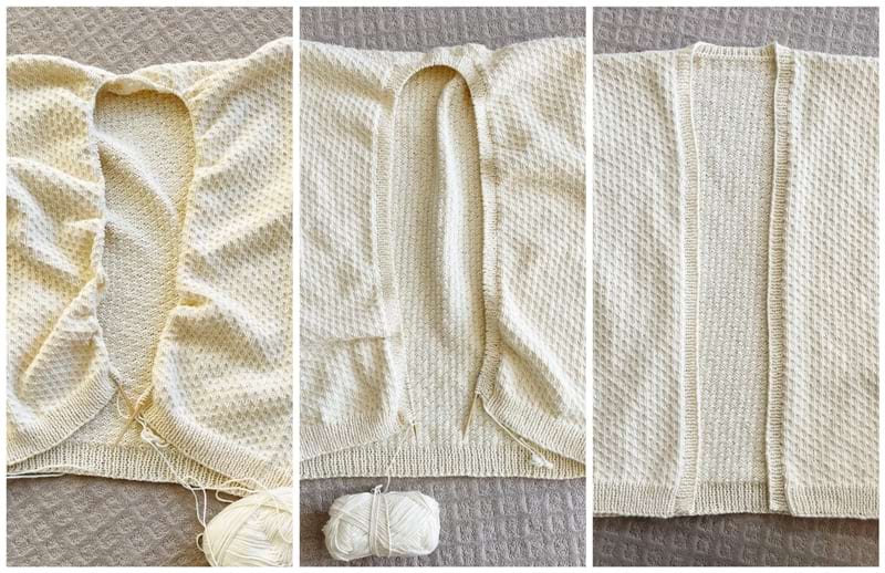 Light Dotty Cardigan Knit Pattern
