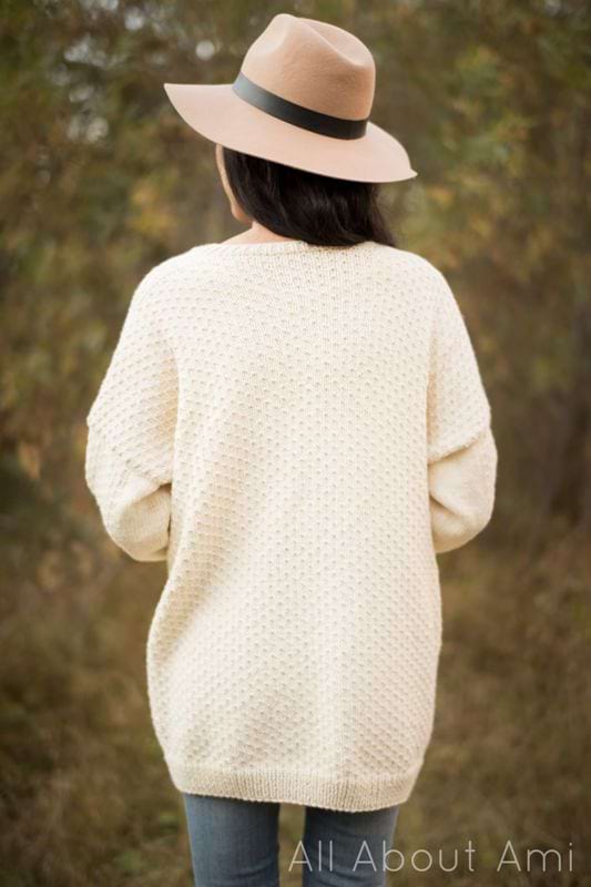 Light Dotty Cardigan Knit Pattern