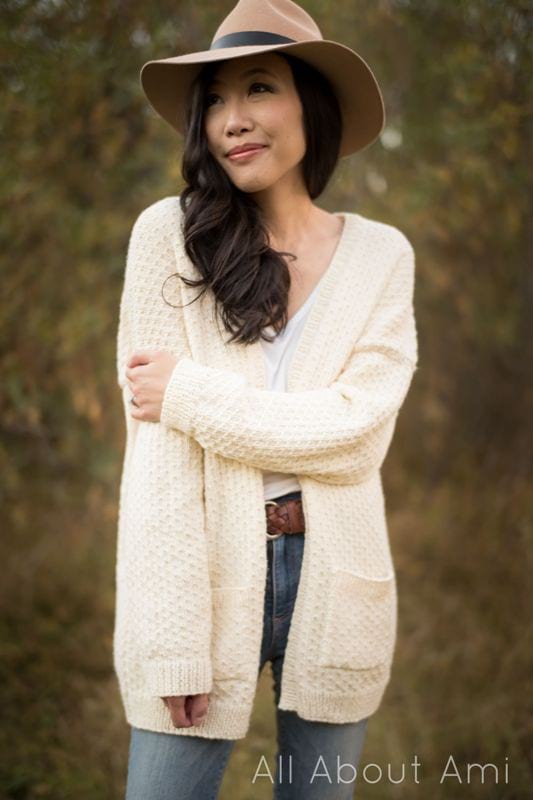 Light Dotty Cardigan Knit Pattern