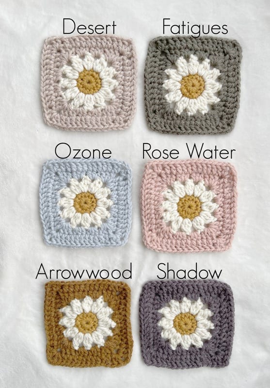 Cozy Days Daisy Blanket Crochet Pattern