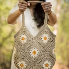 Breezy Days Daisy Bag Crochet Pattern