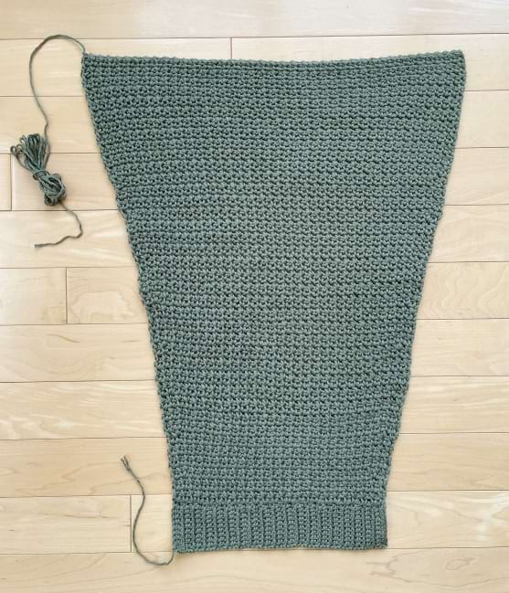 Cloverwood Cardigan – Crochet Pattern for Relaxed Linen Stitch Cardigan  with Pockets and Ribbed Collar [Size Inclusive from XS-5X] - Knits 'N Knots