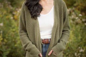 Olivewood Cardigan Crochet Pattern