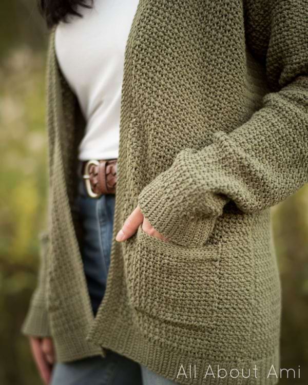 Olivewood Cardigan Crochet Pattern