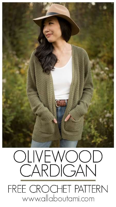 Olivewood Cardigan Crochet Pattern
