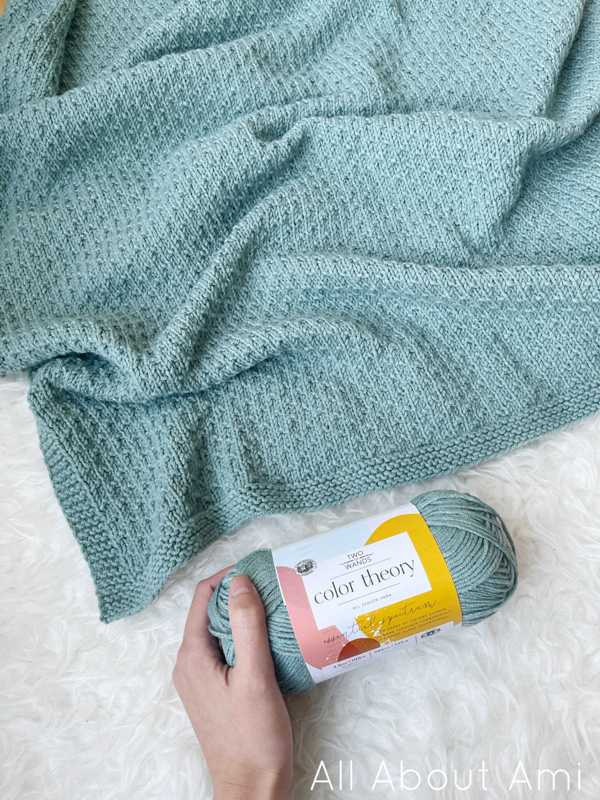 Dotty Baby Blanket Knit Pattern