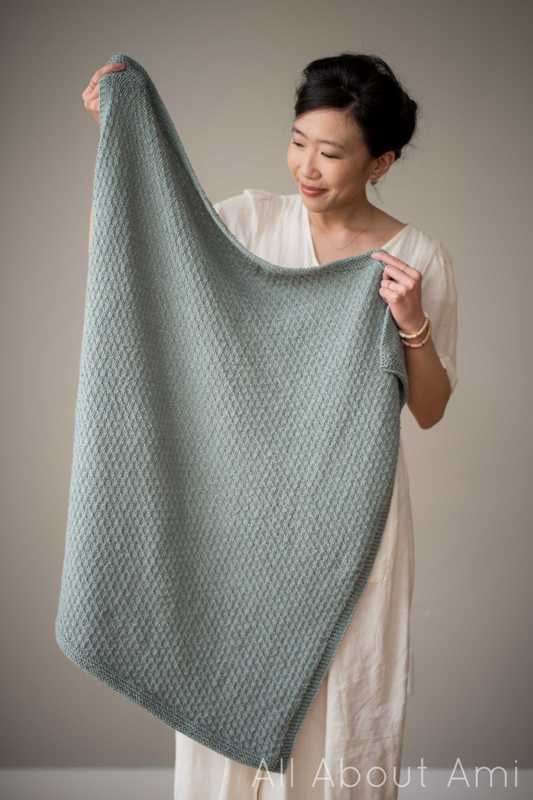 Dotty Baby Blanket Knit Pattern